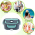 2 in1 Home Car Electric Lunch Box Stainless Steel Food Heating Bento Box AU Plug