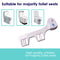 Toilet Bidet Seat Hygiene Water Wash Clean Unisex Easy Attachment Dual Nozzles