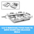 9L Chafing Dish Set Buffet Pan Bain Marie Bow Stainless Steel Food Warmer