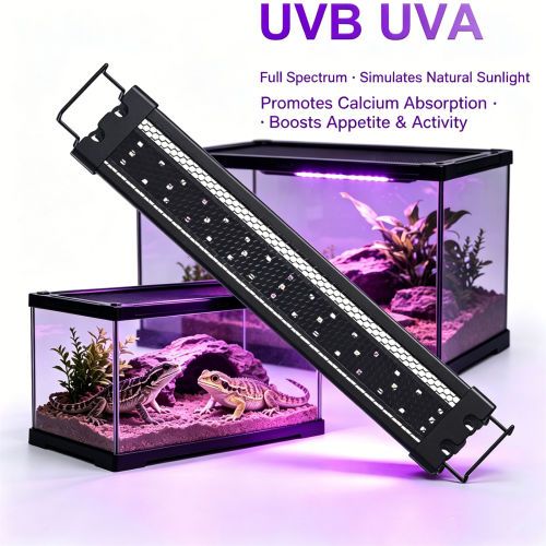40cm Adjustable Reptile 5.0UVA UVB Lamps LED Light for Reptile Tanks Pet Lighting System