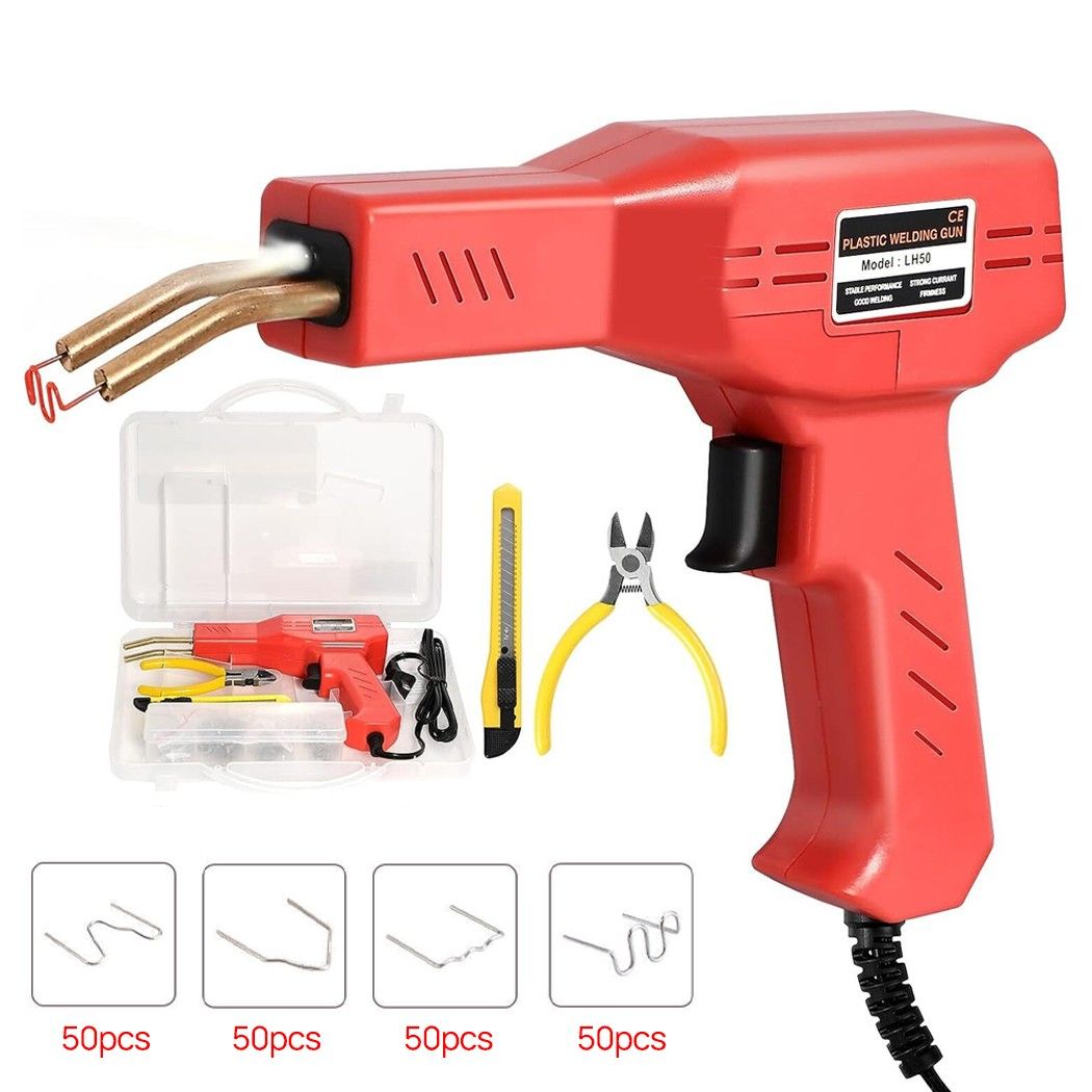 Plastic Welder Hot Stapler Kit Handheld Bumper Crack Repair Tool Garage AU 240V