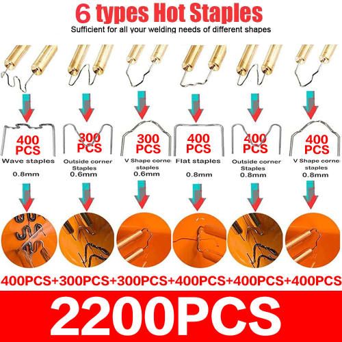 200W 🔥Plastic Welding Machine Kit  Stapler Welder Garage Tool Repair Car Bumper