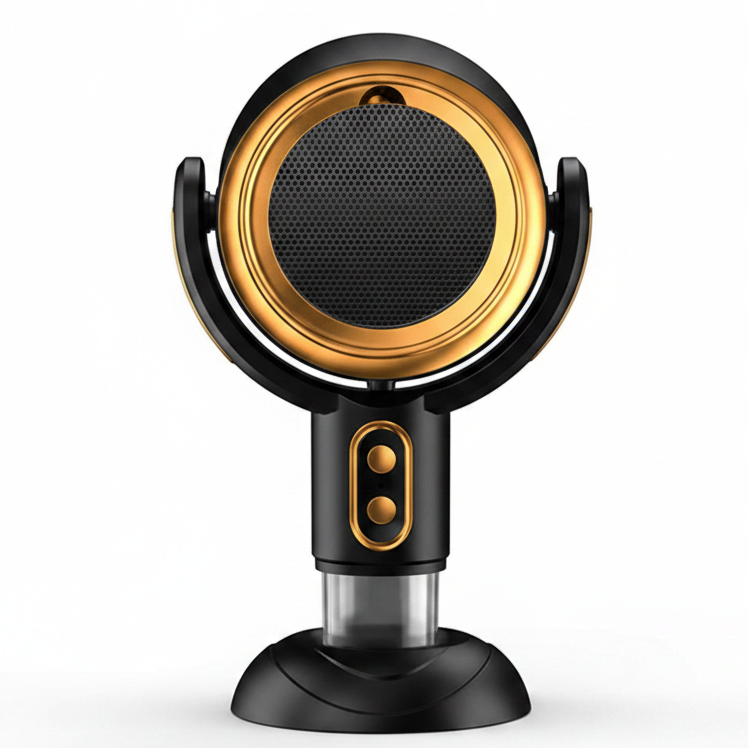 Portable Smoke Purifier Fan USB Mini Desktop Smoke Absorber Filter Gold