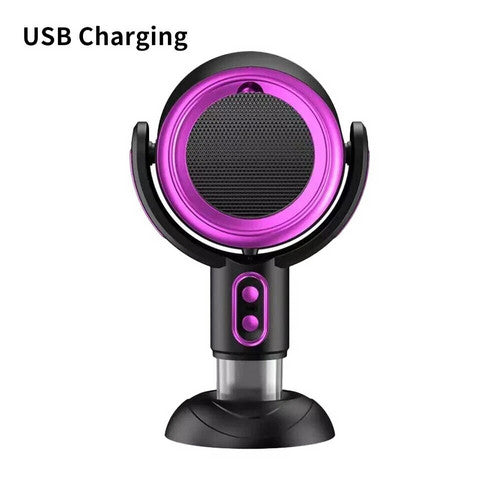 Portable Smoke Away Purifier Fan Smoke Fan for Indoor Cook Smoking with Filter Purple