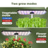 Hydroponics Growing System 12 Pod Indoor Herb Garden Kit LED Grow Light 4L Black