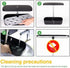 Hydroponics Growing System 12 Pod Indoor Herb Garden Kit LED Grow Light 4L Black