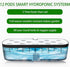 Hydroponics Plant Growing System 12 Pods Indoor Herb Garden Kit Led Light 4L WHITE