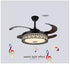 Maxkon 42 Inch Ceiling Fan with Light 3 Color MUSIC Remote Control Timer MUSIC