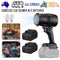 Stepless Cordless Leaf Blower w/2 Batteries Portable Handheld Turbo Jet Fan AU