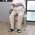 Upgrade Raised Toilet Seat 19.3"-25.2" 150kg Universal Toilet Riser for Elderly
