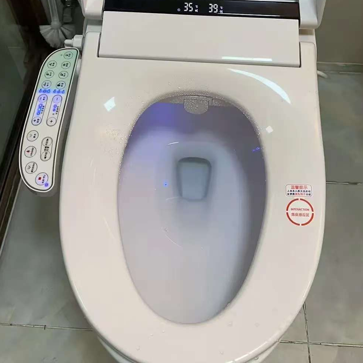 Electric Heated Bidet Toilet Seat Warm Water Wash Dryer Dual Nozzle Washlet AU