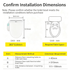 Electric Heated Bidet Toilet Seat Warm Water Wash Dryer Dual Nozzle Washlet AU