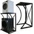 ORIGINAL Dryer Stand Maxi: Portable Dryer Rack Heavy Duty Steel Capacity Black for Washer/Dryer/Mini Fridge