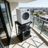 ORIGINAL Dryer Stand Maxi: Portable Dryer Rack Heavy Duty Steel Capacity Black for Washer/Dryer/Mini Fridge
