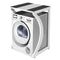 Heavy Duty Dryer Stand Rack Steel Washer Dryer Mini Fridge Stand White