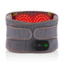 Electric Dual Infrared Light Heat Back Massager Waist Brace Lumbar Support Belt