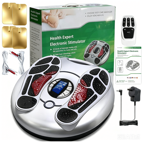 EMS TENS Foot Massager Electric Muscle Stimulator Remote Timer Leg Relaxation AU