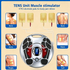 EMS TENS Foot Massager Electric Muscle Stimulator Remote Timer Leg Relaxation AU
