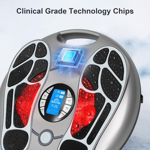 EMS TENS Foot Massager Electric Muscle Stimulator Remote Timer Leg Relaxation AU