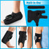 Black Cordless Ankle Heating Pad, Foot and Ankle Massager with Heat Foot Renew Triple