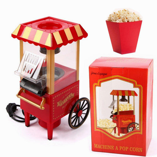 Electric Home Popcorn Machine Classic Car Corn Popper Maker For Kid Gift