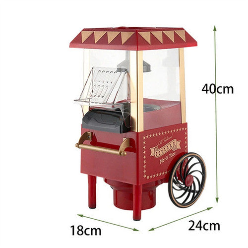 Electric Home Popcorn Machine Classic Car Corn Popper Maker For Kid Gift