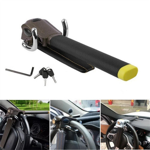 Car Steering Wheel Anti-theft Lock Foldable Anti-theft Security Car T-Lock
