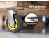 4X 6" / 150mm Heavy Duty Swivel Caster Wheels Castor 1000KG Load,2 with Brakes
