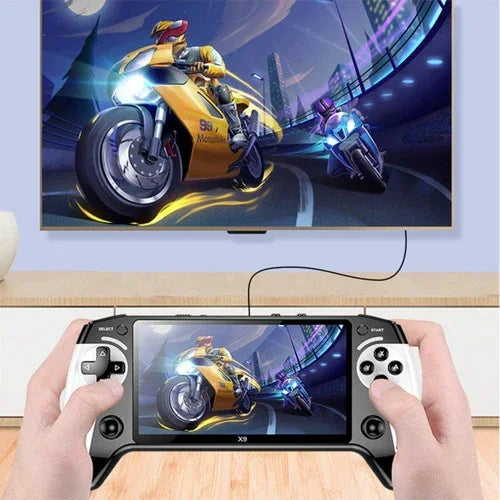 Handheld X9 Retro Game Console 5.5 Inch IPS Screen,Video Games,30000+ Games