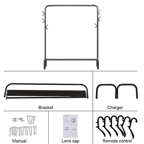 Black Heavy Duty Clothes Rail Rack Hanging Garment Display Stand Shoe Storage Shelf