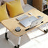 Light Wood Laptop Stand Table Foldable Desk Computer Study Bed Adjustable Cup Slot Tray