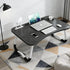 Black Laptop Stand Table Foldable Desk Computer Study Bed Adjustable Cup Slot Tray/linght and Fan