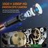 15M 8mm Lens Industrial Endoscope 1080P Digital Borescope Inspection Camera LED Lamp