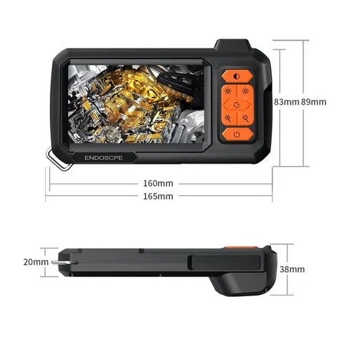 15M 8mm Lens Industrial Endoscope 1080P Digital Borescope Inspection Camera LED Lamp