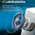 Sliver Karaoke Machine with 2 Wireless Microphones Bluetooth-Compatible 5.0 for Parties