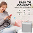 Sliver Karaoke Machine with 2 Wireless Microphones Bluetooth-Compatible 5.0 for Parties