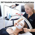 White Half Moon Floor Fill Lamp for Salon Tattoo Eyelash Makeup Beauty LED Lash Light