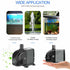 60W Adjustable Flow Aquarium Pump Water Submersible Fish Tank Fountain Pond Marine