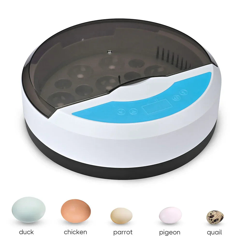 9 Egg Incubator Semi-Automatic Digital Temperature Chicken Duck Eggs Poultry
