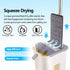 Mop Bucket Wet Dry Rinse Wash 360 Rotating Squeeze Flat Floor Cleaner with Pads