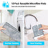 Mop Bucket Wet Dry Rinse Wash 360 Rotating Squeeze Flat Floor Cleaner with Pads