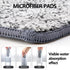 Mop Bucket Wet Dry Rinse Wash 360 Rotating Squeeze Flat Floor Cleaner with Pads
