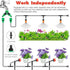 201X 50M Hose Garden Irrigation System Greenhouse Plant Watering DIY Micro Drip