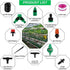 201X 50M Hose Garden Irrigation System Greenhouse Plant Watering DIY Micro Drip