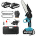 Mini Chainsaw – 18V, 5500mAh Batteries, One‑Hand Use, Copper Motor, Safety Lock