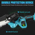 Mini Chainsaw – 18V, 5500mAh Batteries, One‑Hand Use, Copper Motor, Safety Lock