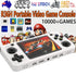 10000+ Games R36H Portable Video Game Consoles Retro Handheld Game Console White