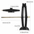2 T Scissor Jack Car Van Wind Up Tyre Lift Chrome Crank Handle Emergency Tool