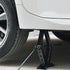 2 T Scissor Jack Car Van Wind Up Tyre Lift Chrome Crank Handle Emergency Tool