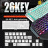 104 Keys Wireless Gaming Keyboard Mouse Set+Mouse Pad, RGB LED Backlit PC/Laptop Black-RGB